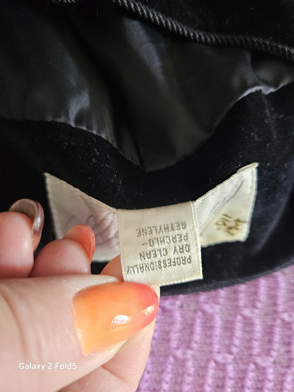 Black Velvet Button-Front Women's Jacket - Picture 7 of 10